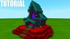 Minecraft Tutorial: How To Make A Nether House "2020 Tutorial"