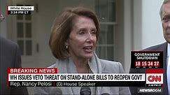 Nancy Pelosi: Trump thinks furloughed workers can 'just ask their father for more money'