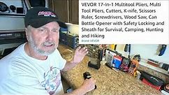 VEVOR Multitool 17 in 1 Pliers tool is all for all purpose use