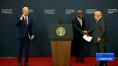Joe Biden Forgets to Shake Hands With Brazil President in Awkward Gaffe
