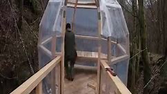 Winter DIY Project Building a Unique House in the Air Step by Step