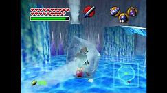 58. The Legend of Zelda: Ocarina of Time Master Quest Walkthrough - Ice Cavern Heart Piece