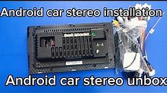 Android car stereo unboxing and wiring explained