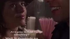 “Are you a Real Cowboy?”! John Travolta & Debra Winger in 1980 Urban Cowboy John Travolta turns 70! #urbancowboy #80s #johntravolta #cowboysfan #cowboys #texas #Gilleys #honkytonk #countryliving #countrylife #countrymusic #pickupline | I Luv Video