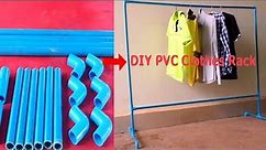 Easy Way to Make Clothes Rack from PVC | DIY PVC Clothes Rack