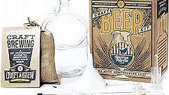 American Pale Ale - Beer Making Kit - Make Your Own Craft Beer - Complete Equipment and Supplies - Starter Home Brewing Kit - 1 Gallon