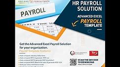Advanced Excel Payroll Template