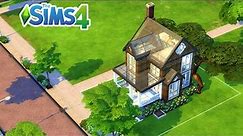 Cozy small 2 story house Sims 4 build with CC