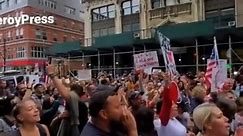 "Let's Go, Brandon" Chant Breaks Out at Protest in Liberal NYC