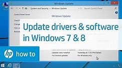 Updating the BIOS when Windows Does Not Start - Notebook Computers with Windows 8, 7