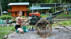 repair the plow, soak peanuts, clean the farmhouse, repair the farmhouse - build a farm