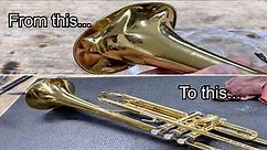 Holton Trumpet Repair- New tool setups- Band Instrument Repair