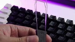 How to remove a key switch from a hot-swappable mechanical keyboard? #howto #remove #keyswitch #hotswappable #emchanical #keyboard #keyswitches #puller