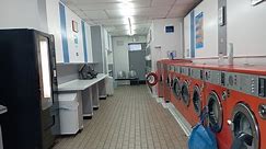 Old ipso commercial washing machines in action