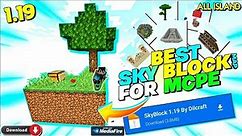 Best Skyblock Map For Minecraft Pocket Edition 1.19+ || Skyblock Map for Mcpe || Skyblock Map mcpe||