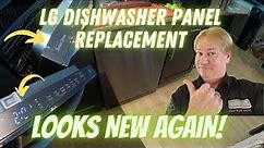 How to replace LG Dishwasher Panel. Display works great now and no more cracks! LDT5878BD LDT5678ST