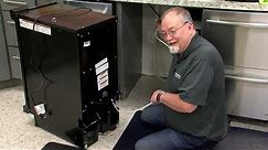 How to install the under counter ice maker