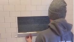How to install and support your tile above the shower niche. #tile #tiledesign #work #construction #DIY #bathroom #shower #tileshower #niche #tools #carpentry | Seth Riley