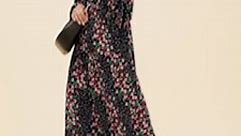 Buy Marks & Spencer Black Floral Maxi Dress -  - Apparel for Women