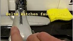 Delta kitchen faucet leaking around base