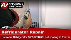 Kenmore Refrigerator Repair - Not Cooling in Freezer Section - Evaporator Fan Motor
