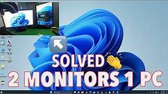 How To Set Up Dual Monitors on Windows | Connect 2 Monitors For 1 Computer (PC)