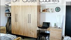 How to Build Your Own Closet Cabinets