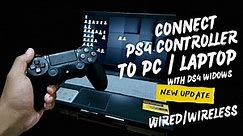 How to Connect Ps4 Controller to PC / Laptop Wired/Wireless (Easy Method) with Ds4 windows