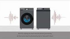 Troubleshooting | How to resolve washer noise or vibration issue | Samsung
