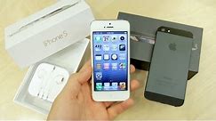 Dual White vs Black iPhone 5 Unboxing! (2012)