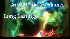 Mystical Fire Merlin’s Fire Flame Colorant Vibrant Long-Lasting Pulsating Flame Color Changer for Indoor or Outdoor Use 0.882 oz Packets 6 Pack