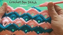 Crochet Box Stitch Pattern Tutorial | Step by Step Crochet Tutorial for beginners