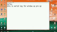 window xp pro sp3 x86 serial key