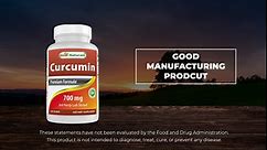 Best Naturals Turmeric Curcumin Extract 700 mg 120 Veggie Capsules - MAX Potency - Super Strength Curcumin) with 95% Curcuminoids for Maximum Health & Vitality! Strongest & Most Effective