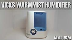 VICKS WarmMist Humidifier UNBOXING