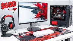 $600 FULL PC Gaming Setup Guide! (Includes Everything!)