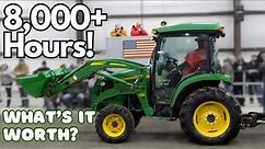 TRACTOR AUCTION! NO BUYERS!? Guess Prices! 39 Compact Tractors! Kubota, New Holland, 8000 hr Deere!