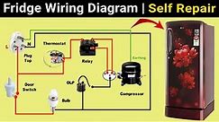 Fridge wiring diagram | Refrigerator wiring diagram