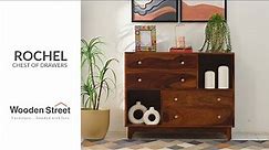 Rochel 4 Drawers Wooden Chest Of Drawers | Storage Furniture | WoodenStreet