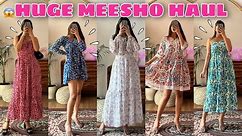 Trendy MEESHO Dresses Haul!💕Starting at Rs.248 | Try On Haul | Rupal Yadav #meesho