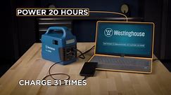 Westinghouse 600-Watt Pure Sine Wave Lithium-Ion Portable Power Inverter, LED Display, & Flashlight iGen300s