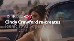 Watch: Cindy Crawford re-creates iconic 1992 Super Bowl Pepsi ad