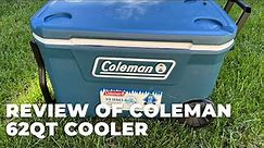 Review of Coleman 62qt Cooler