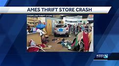 Ames thrift store reopens after car tears through building