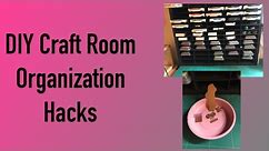 DIY craft room organization hacks #craftroomorganization #diy #hack