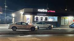 Window smashed during break-in at T-Mobile store