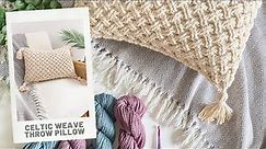 Celtic Weave Throw Pillow - Crochet Pattern