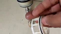 Toilet Flush Push Button Leakage repairing