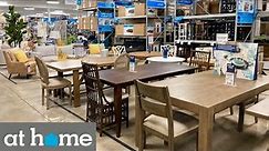 AT HOME FURNITURE KITCHEN DINING TABLES SOFAS ARMCHAIRS SHOP WITH ME SHOPPING STORE WALK THROUGH