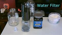 DIY Water Filter - Homemade "High-Volume" Water Filter - Easy DIY (makes tap water taste great!)